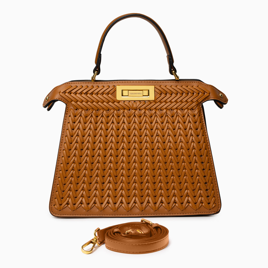 Dionne Geflochtene Handtasche