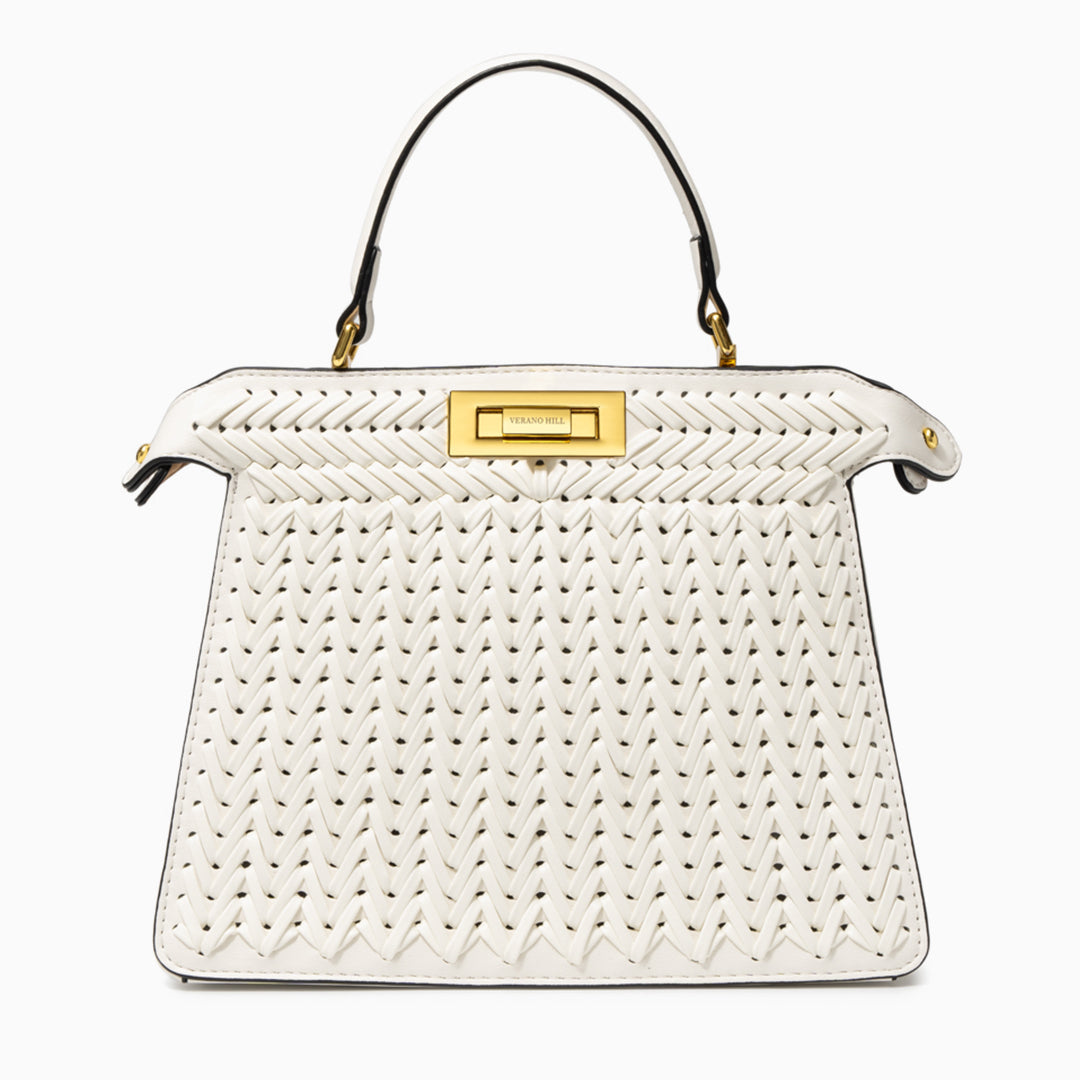 Dionne Geflochtene Handtasche