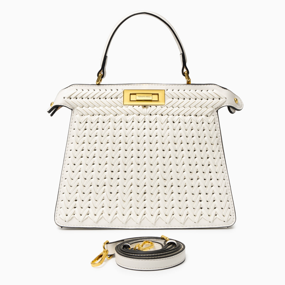 Dionne Geflochtene Handtasche