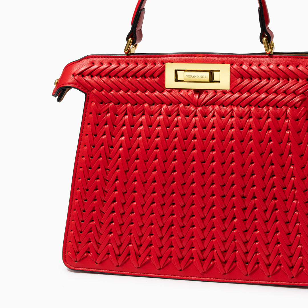 Dionne Geflochtene Handtasche