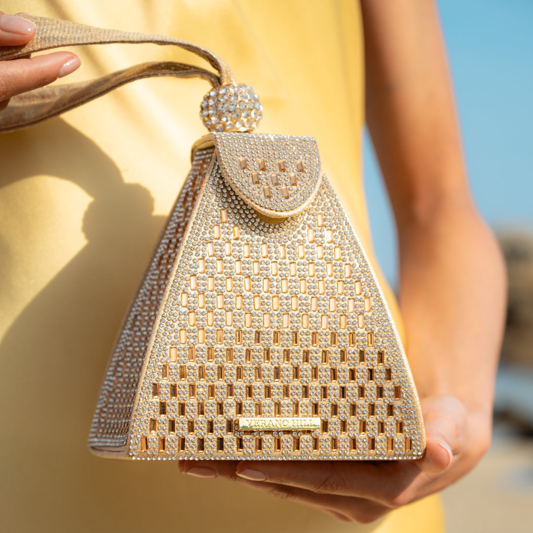 Crystal Pyramid Handtasche